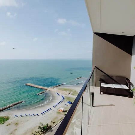 Piso 27 Vista Al Mar Apartahotel Cartagena